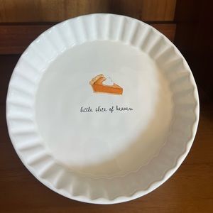 Rae Dunn Thanksgiving - Little Slice of Heaven - Pumpkin Pie’Pie Plate